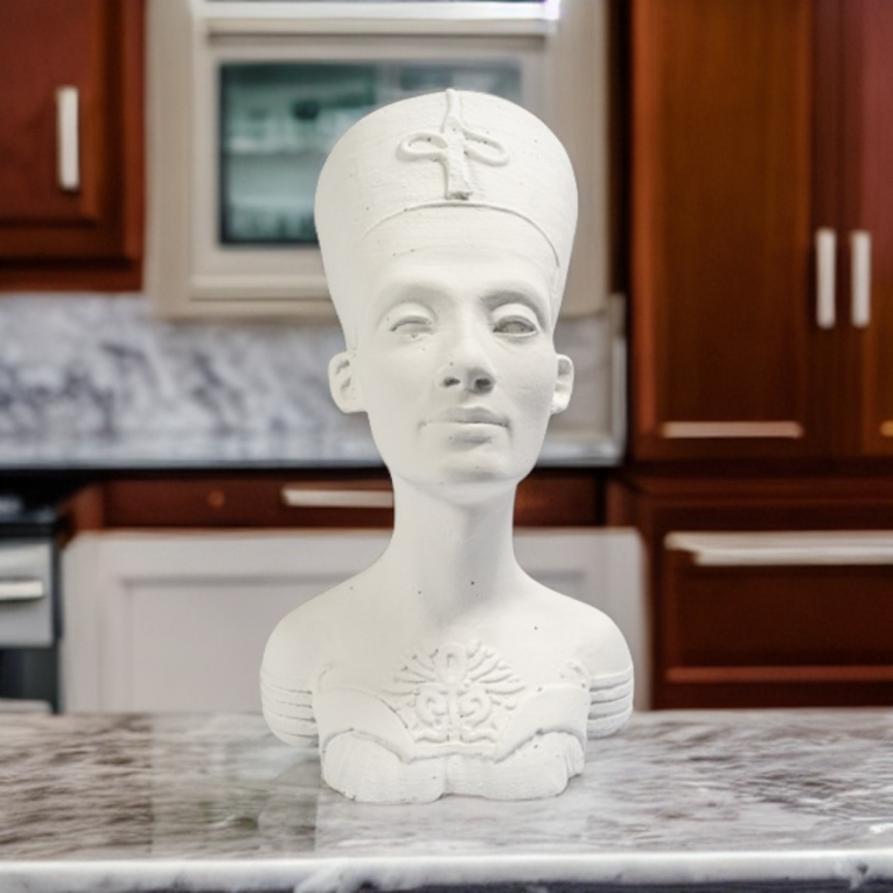 Vaza Nefertiti, alb, 28x18x18cm [2]
