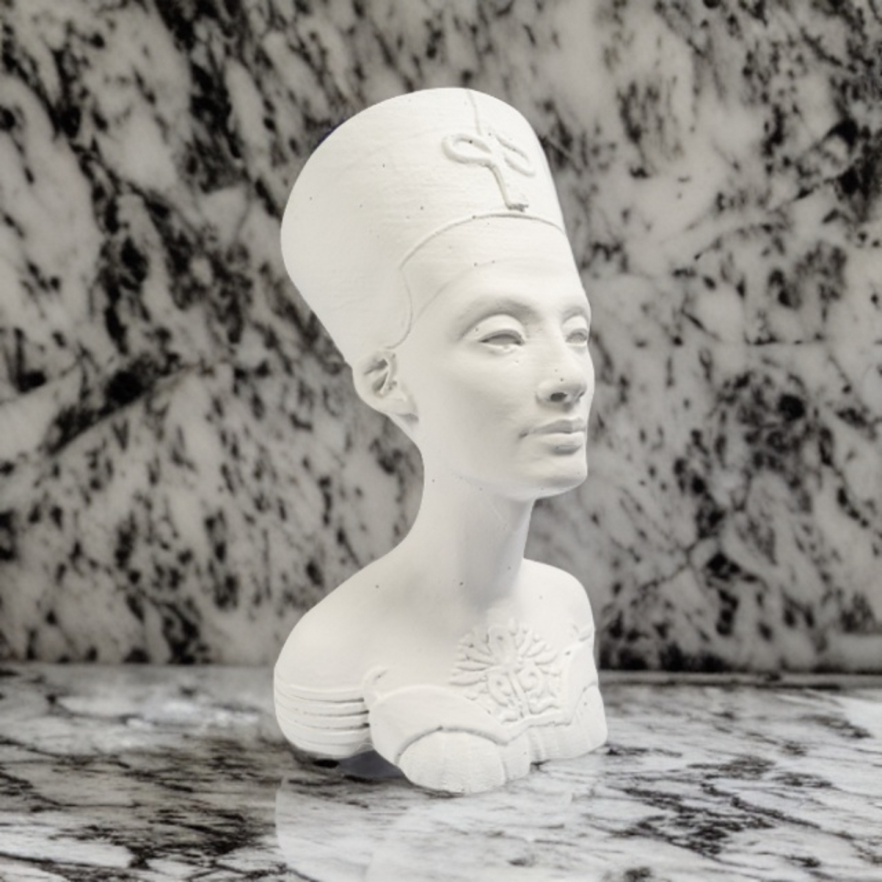 Vaza Nefertiti, alb, 28x18x18cm [3]