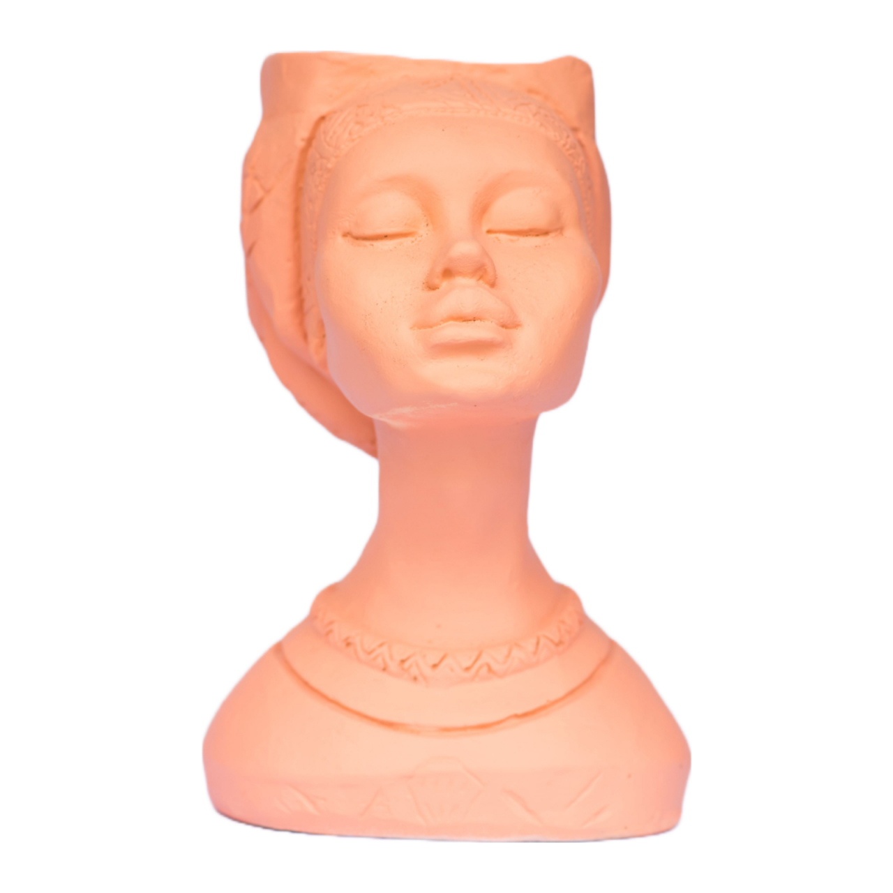 Vaza Printesa africana, roz, 24x18x14cm [3]