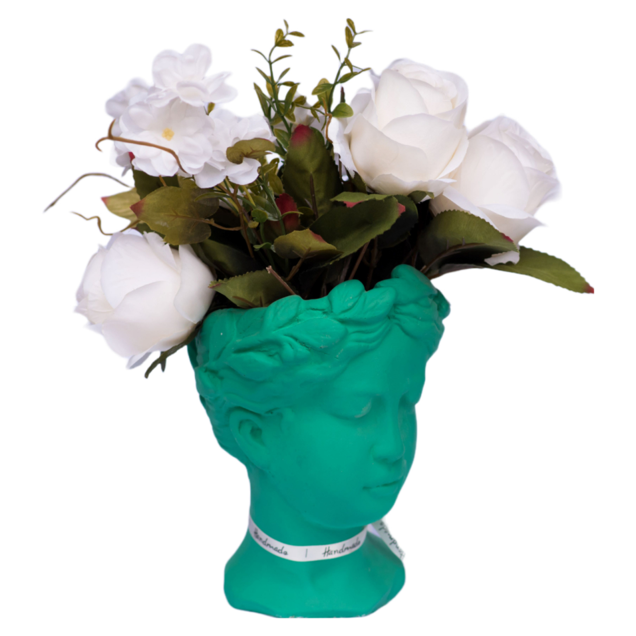 Vaza Venus, verde smarald,  20x16x16cm [4]