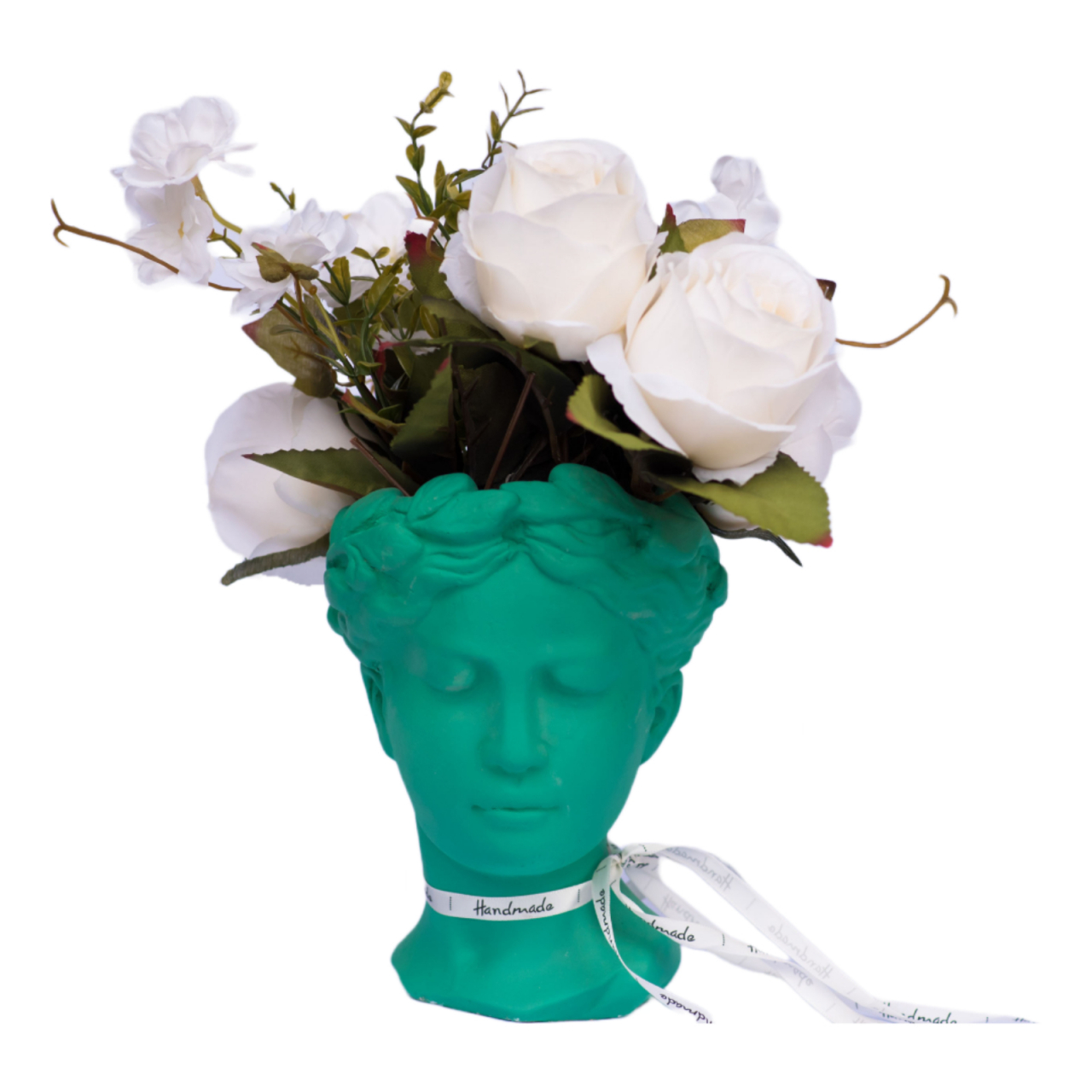 Vaza Venus, verde smarald,  20x16x16cm [3]