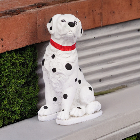 Caine dalmatian din beton, pentru exterior, 40x24x20cm [2]