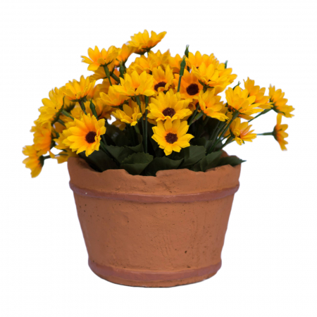 Decoratiune gradina, ghiveci din beton, 16x16x11cm [1]