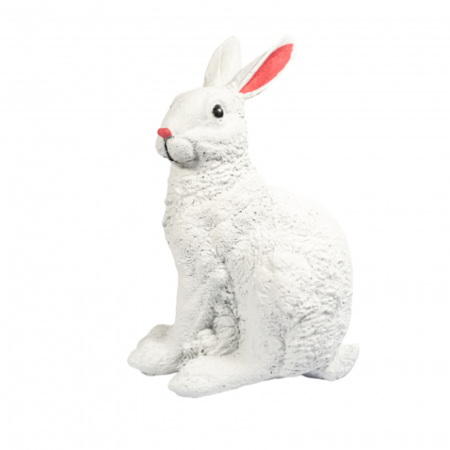 TOATE PRODUSELE - Iepure de camp alb, beton, 33x13x21cm