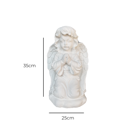 Ingeras in genunchi 35cm, din beton 35x25cm [2]