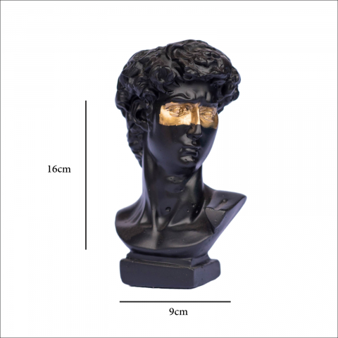 Pachet vaze Printesa Africana + Apollo, negru-auriu, 24cm + 16cm inaltime [5]