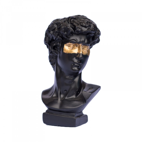 Pachet vaze Venus + Apollo, negru-auriu, 20cm + 16cm inaltime [5]