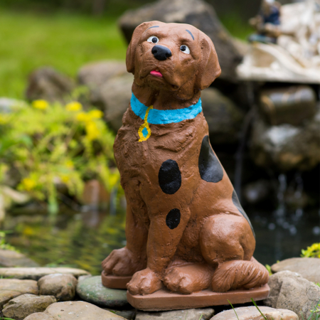 Statueta Scooby Doo, beton, pentru exterior, 40x24x20cm [2]