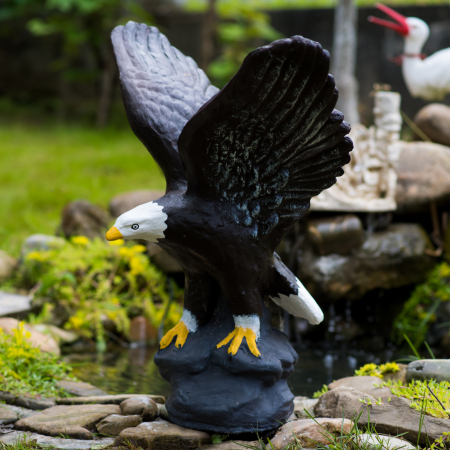 Statueta vultur din beton, pentru exterior, 57x45x61cm [1]