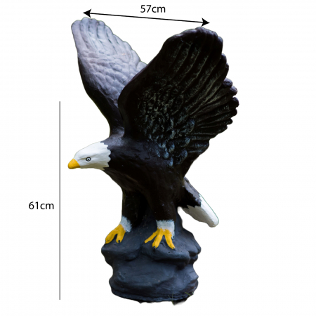 Statueta vultur din beton, pentru exterior, 57x45x61cm [4]