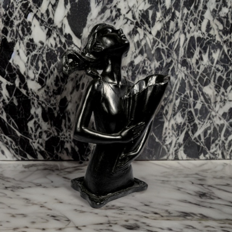 Vaza Dolly, negru, 34x20x16cm [2]