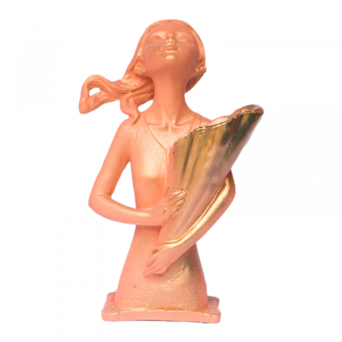 Vaza Dolly, roz-auriu, 34x20x16cm [3]