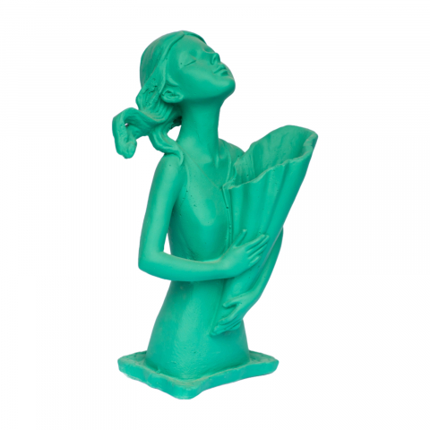 VAZE - Vaza Dolly, verde, 34x20x16 cm