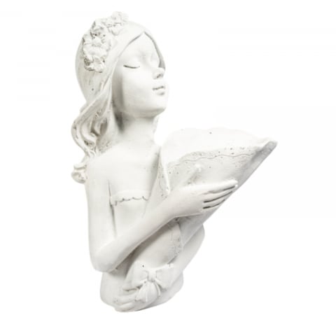 VAZE - Vaza Lady D., alb, 34x20x16 cm