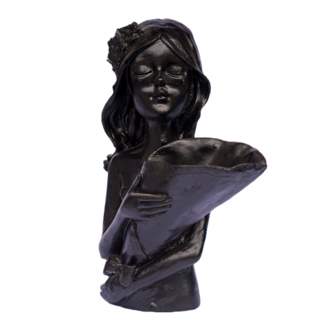 Vaza Lady D., negru, 34x22x22 cm [2]