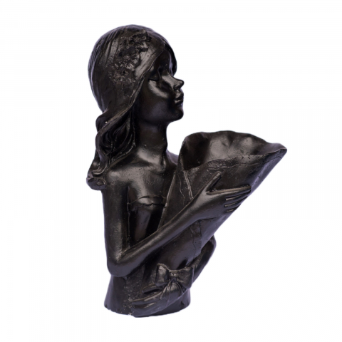 VAZE - Vaza Lady D., negru, 34x22x22 cm