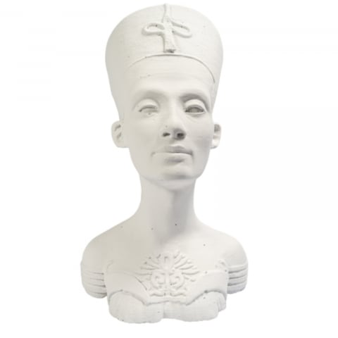 Vaza Nefertiti, alb, 28x18x18cm [3]