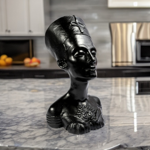 Vaza Nefertiti, negru, 28x18x18 cm [1]