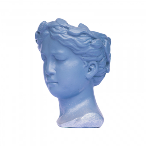 Vaza Venus, albastru-argintiu, 20x16x16cm [4]