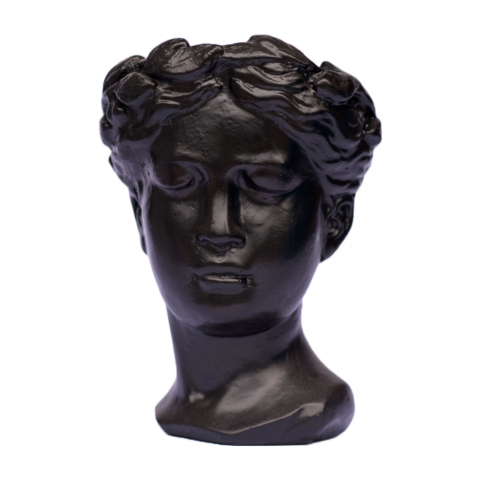 VAZE - Vaza Venus, negru, 20x16x16cm