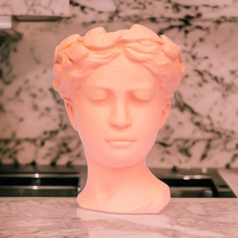 Vaza Venus, roz, 20x16x16cm [1]