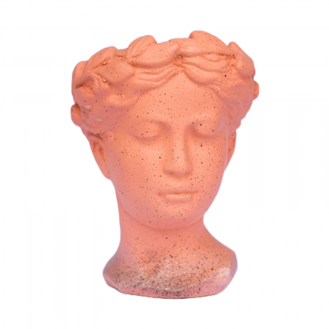 VAZE - Vaza Venus, roz cu picatele negre, 20x16x16cm