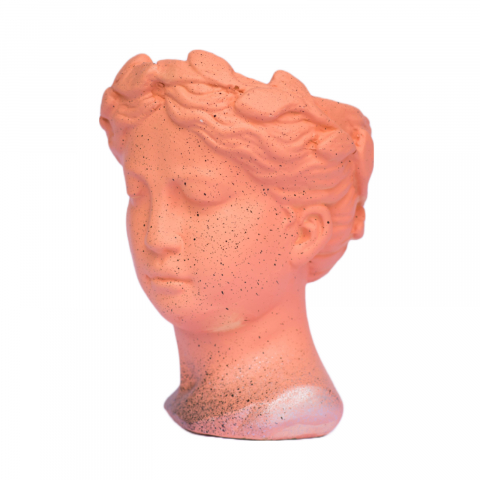 Vaza Venus, roz cu picatele negre, 20x16x16cm [3]