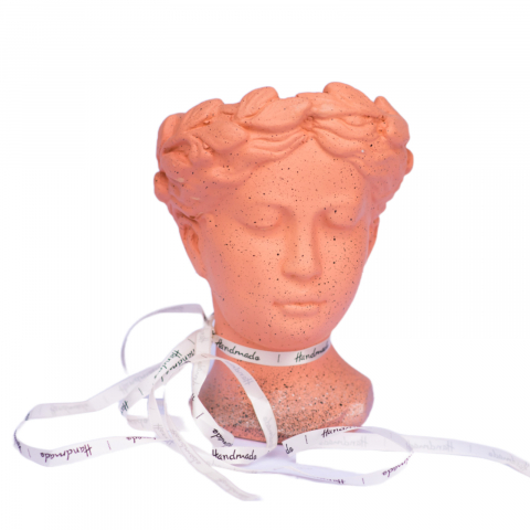 Vaza Venus, roz cu picatele negre, 20x16x16cm [2]