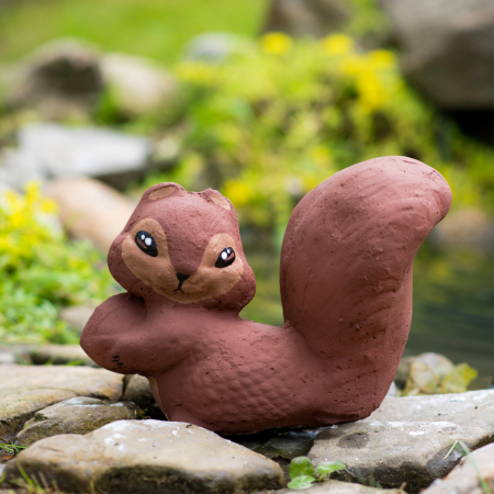 Veverita din beton, pentru exterior, decoratiune gradina, 23x16x12cm [3]