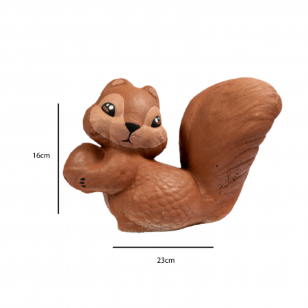 Veverita din beton, pentru exterior, decoratiune gradina, 23x16x12cm [4]