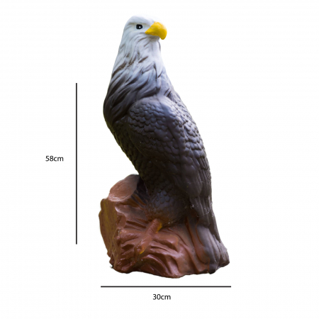 Vultur din beton, pentru exterior, 58x30x25cm [4]