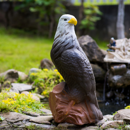 Vultur din beton, pentru exterior, 58x30x25cm [3]