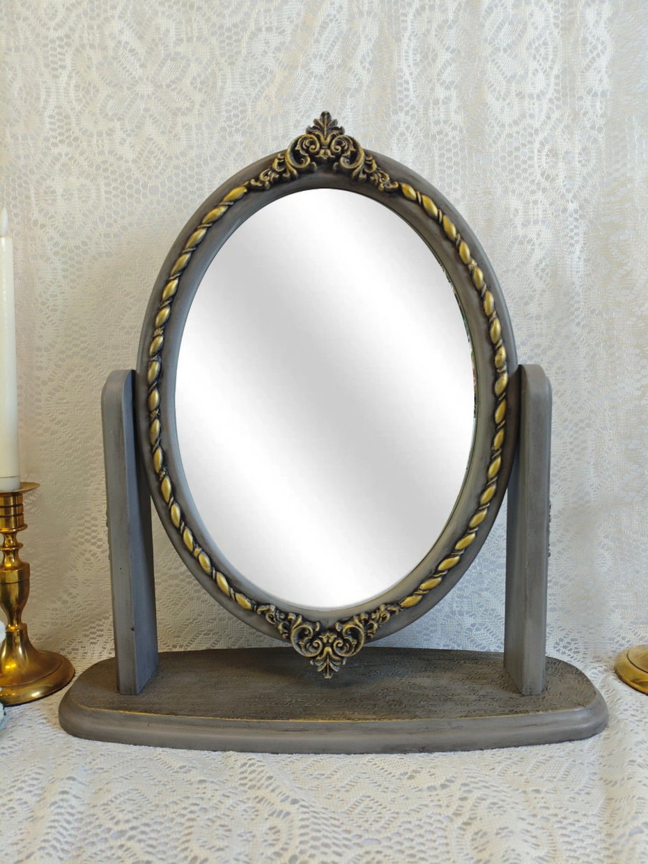 Oglindă de masă din lemn masiv-Baroque [7]