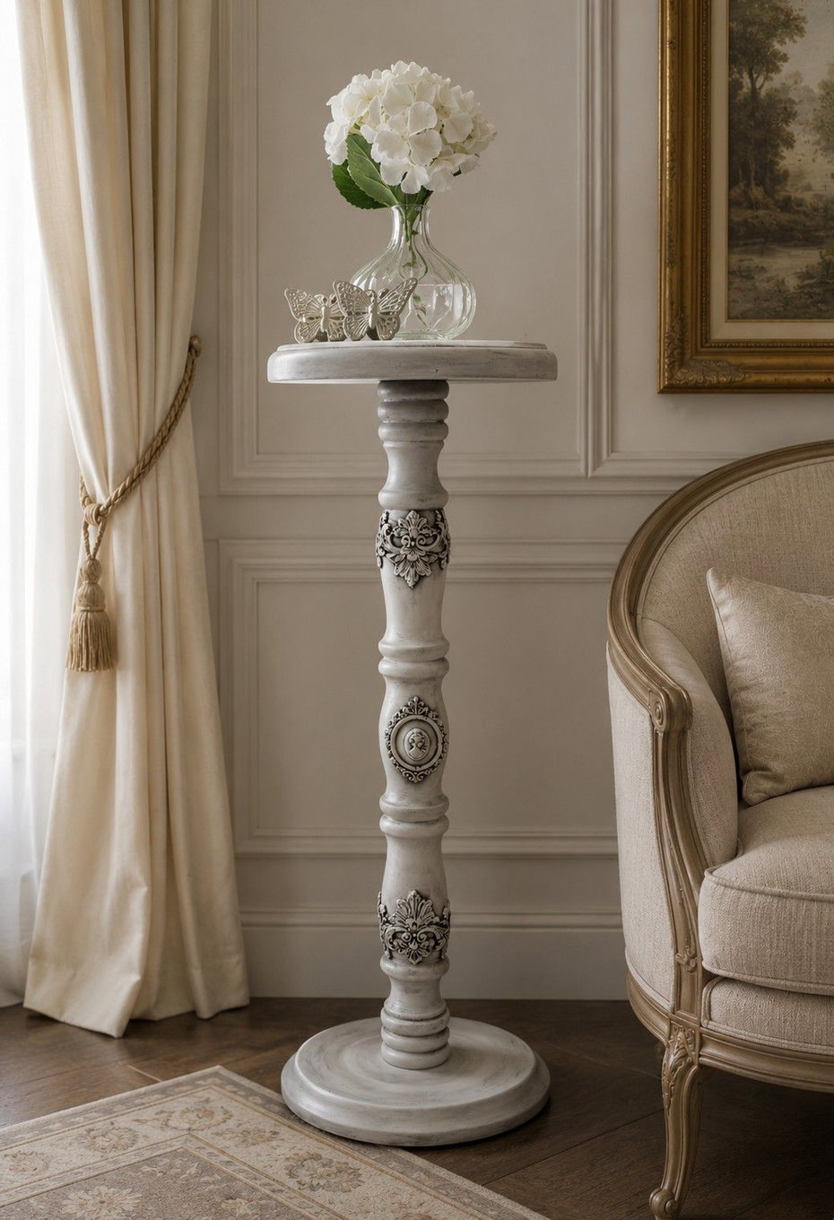 Decorațiuni Casă Unicat – Artă Handmade pentru Spații cu Personalitate - Suport/piedestal flori sau lampa