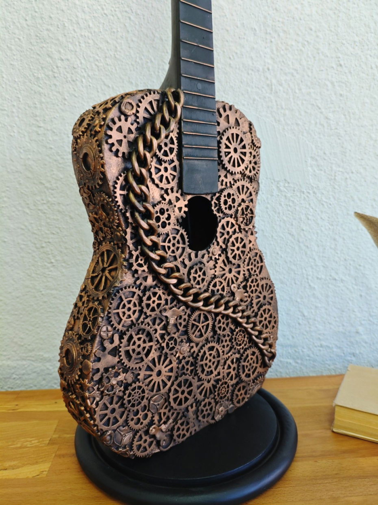 Lampă/veioză -Chitară Steampunk [4]