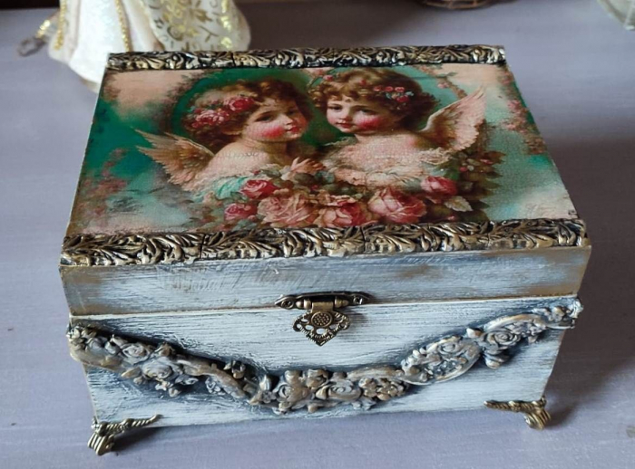 Caseta bijuterii-Victorian Cupids [2]