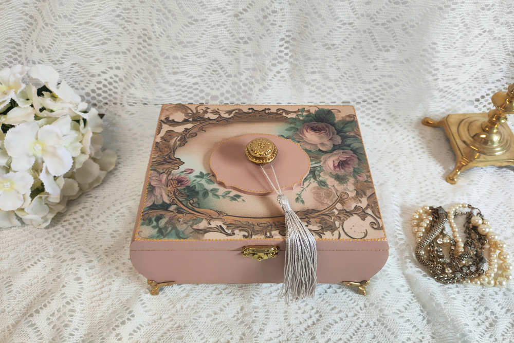 Casetă bijuterii -Vintage Rose [3]