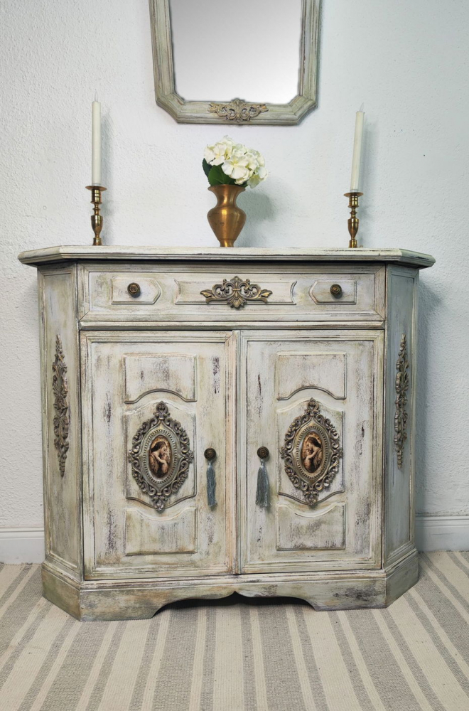 Comodă cu oglindă-Antique [8]