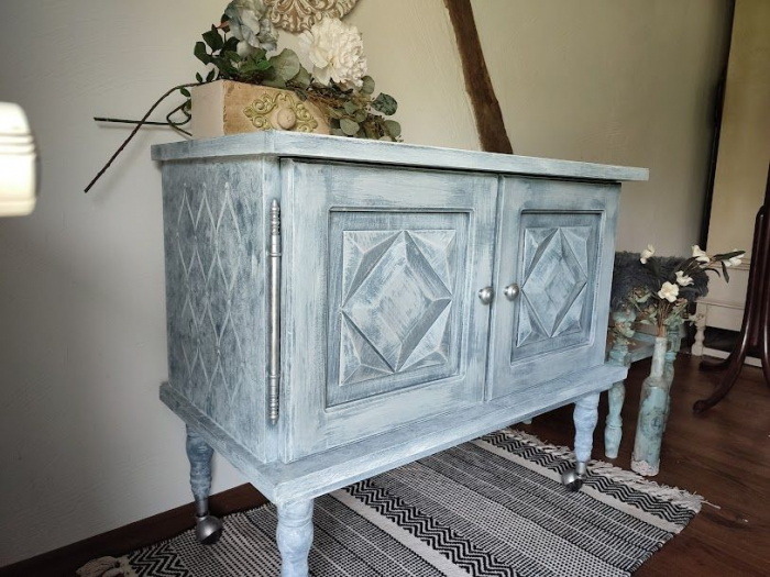 Comoda/servanta/bar cu roti-Boho [2]