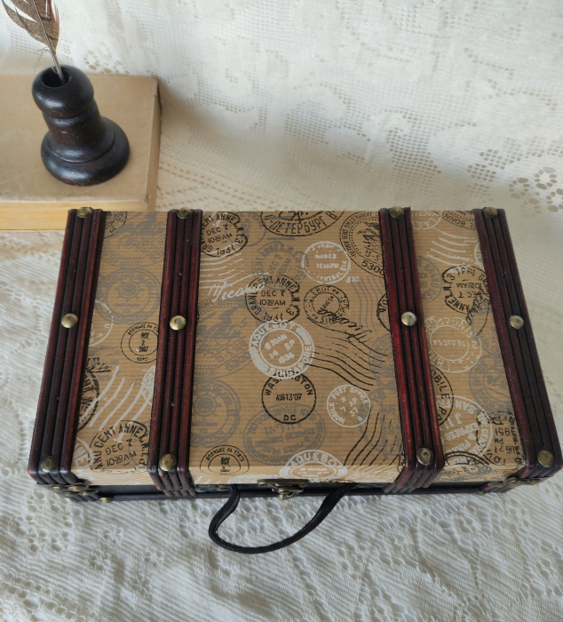 Cutie geamantan lemn [5]