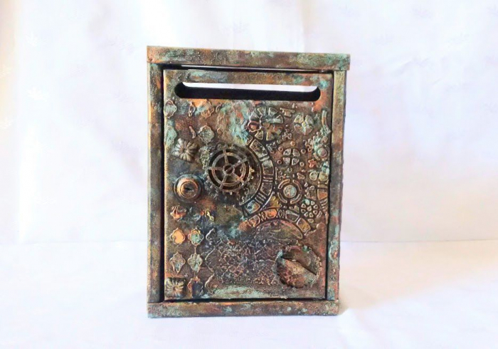 Cutie postala Steampunk-industrial [5]