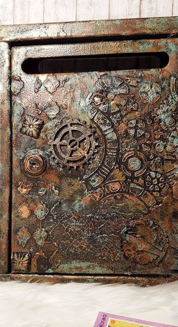 Cutie postala Steampunk-industrial [7]