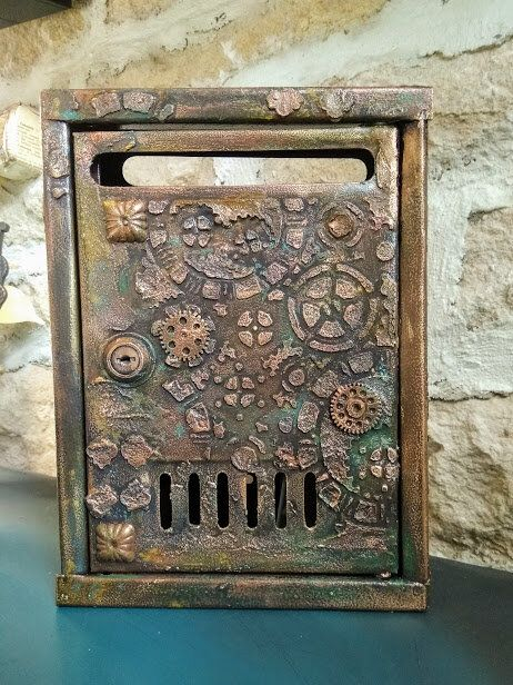 Cutie postala Steampunk-industrial [4]