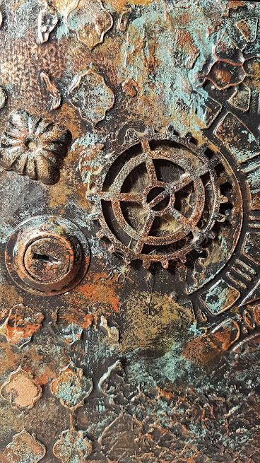 Cutie postala Steampunk-industrial [8]