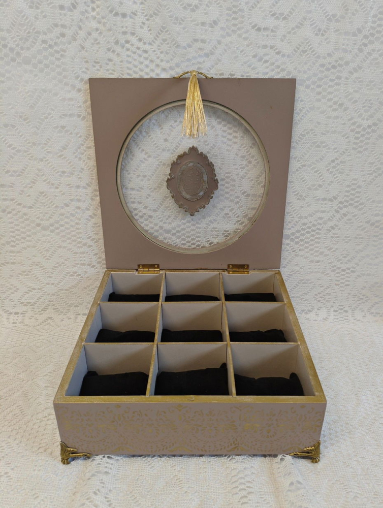 Cutie vintage pentru ceasuri și bijuterii [8]