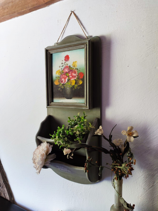 Dulăpior Vintage pentru Chei cu Suport pentru Plicuri sau Reviste [9]