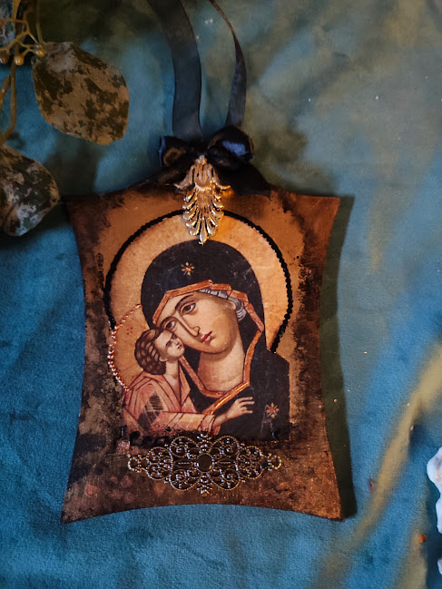 Fecioara cu pruncul-Decoratiune de perete [2]