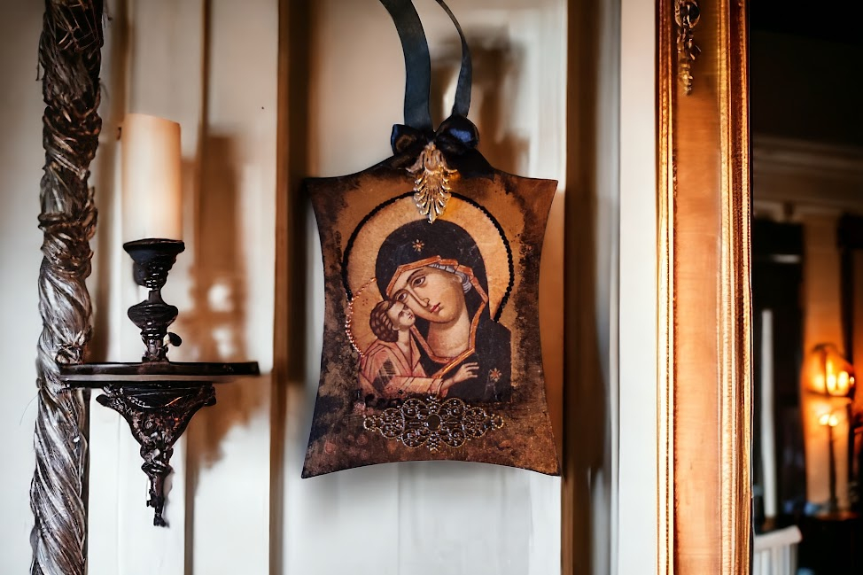 Fecioara cu pruncul-Decoratiune de perete [3]