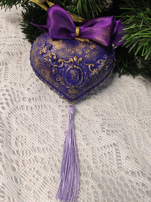 Glob inimă baroc-indigo [5]