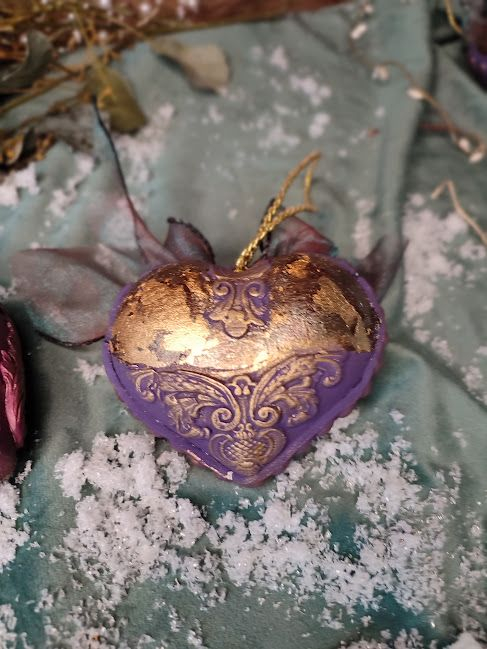 Glob inimă baroc-purple [5]